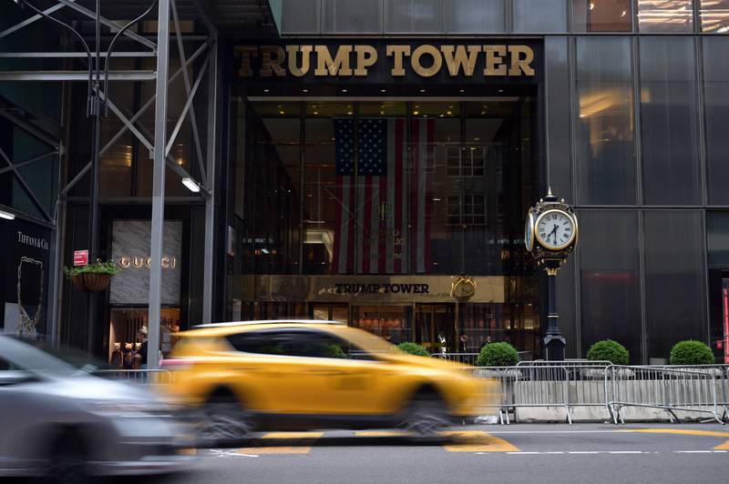 The Trump Tower building in Manhattan, in New York. AFP