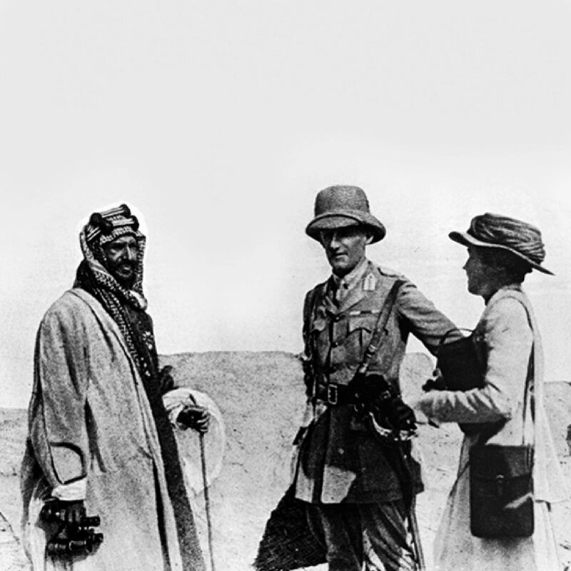Gertrude Bell, one of the most influential western women in Arabia, known for her archaeological exploration