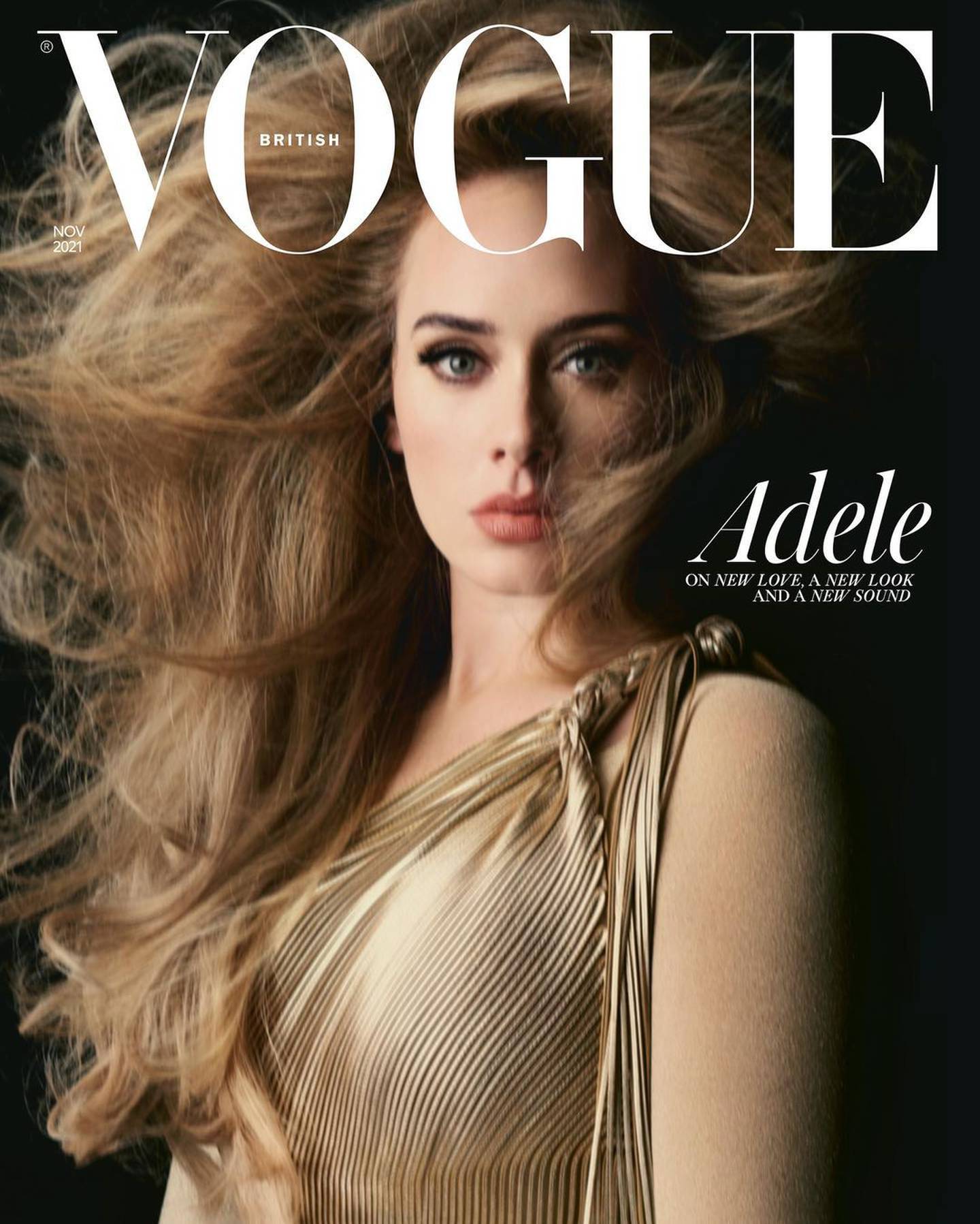 Adele on the cover of British Vogue