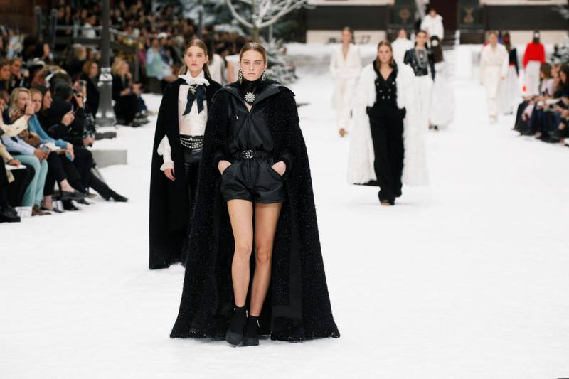 Karl Lagerfeld's last collection for Chanel Fall/Winter 2019/20 women's collection at Paris Fashion Week. Photo: Reuters