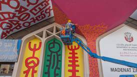 Emirati artist Mohammed Ahmed Ibrahim spices up Madinat Zayed market with giant mural