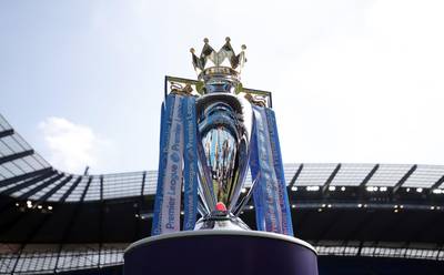 File photo dated 06-05-2018 of the Premier League trophy. PA Photo. Issue date: Friday April 17, 2020. The issue of finishing the Premier League season by June 30 to avoid contract and sponsorship disputes was not raised when top-flight clubs met on Friday, the PA news agency understands. See PA story SPORT Coronavirus. Photo credit should read Martin Rickett/PA Wire.