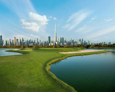Rendering of Dubai Hills Estate Golf Skyline. Courtesy Emaar *** Local Caption ***  Dubai Hills Estate Golf Skyline 1.jpg