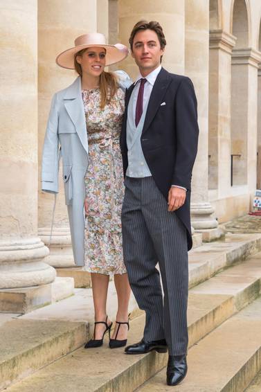 Princess Beatrice of York and fiance Edoardo Mapelli Mozzi have scaled back their wedding plans. EPA