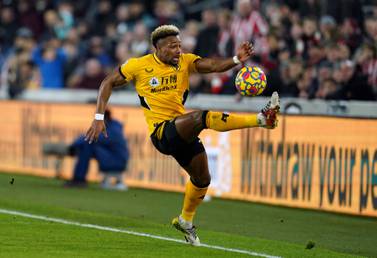 File photo dated 22-01-2022 of Wolverhampton Wanderers' Adama Traore. Tottenham are still to finalise a deal for Adama Traore, but are confident of signing the Wolves winger before the January transfer window shuts. Issue date: Tuesday January 25, 2022.