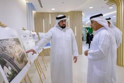Sheikh Ahmed bin Mohammed, Second Deputy Ruler of Dubai, reviewed the progress of key development projects in Hatta. All Photos: Wam