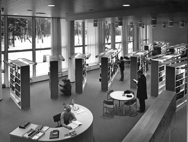 Toolo Library in Helsinki in 1970. Courtesy Museum of Finnish Architecture