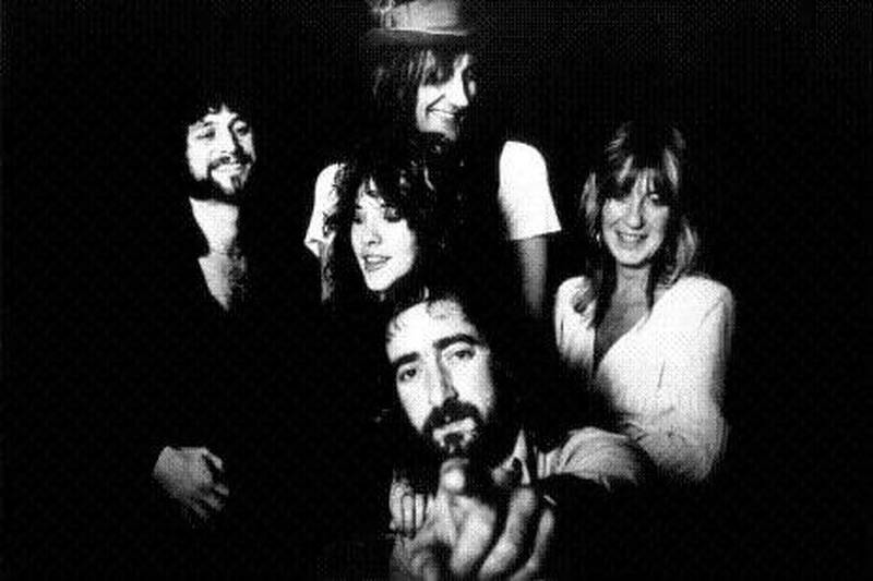 Fleetwood Mac, circa 1977. Clockwise from left: Lindsey Buckingham, Mick Fleetwood, Christine McVie, John McVie and Stevie Nicks, centre. Michael Ochs Archives / Getty Images