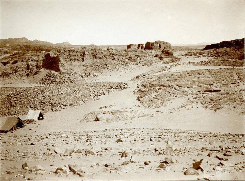 A view over the fortress of Semna in Nubia, 1900. All photos courtesy of Staatliche Museen zu Berlin, Ägyptisches Museum und Papyrussammlung, Fotoarchiv