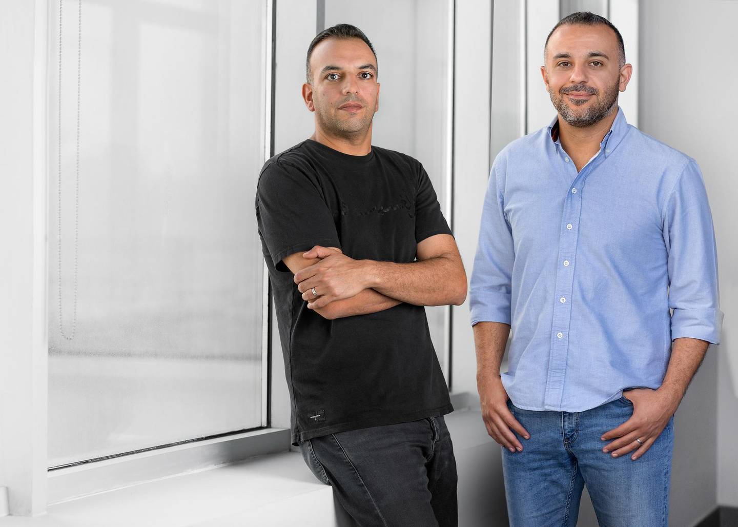 Ashraf Atia, chief operating officer, and Ramy Assaf, co-founder and chief executive of Zbooni, say the Covid-19 pandemic has accelerated the trend for digital adoption among UAE enterprises. Photo: Courtesy Zbooni
