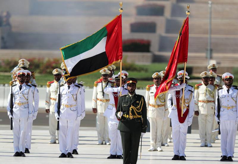 Abu Dhabi, United Arab Emirates - November 29, 2018: A Commemoration Day event is held at Wahat Al Karama. Thursday the 29th of November 2018 at Wahat Al Karama, Abu Dhabi. Chris Whiteoak / The National