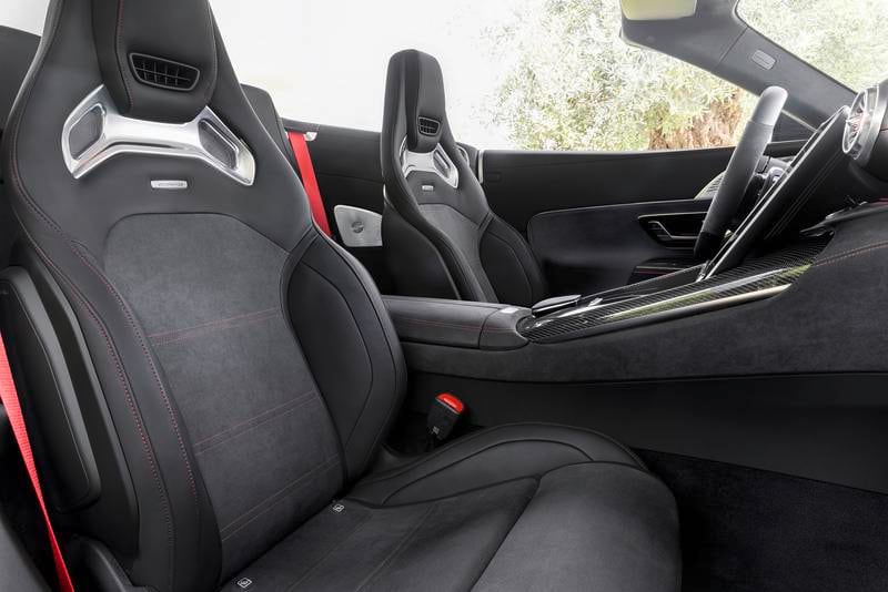 Sports seats are an option in the new SL