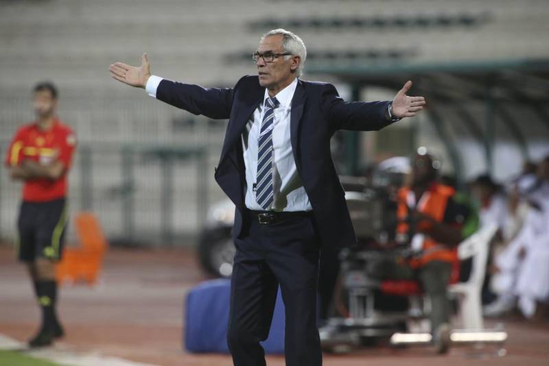 Hector Cuper lasted just 13 Arabian Gulf League matches with Al Wasl after his hiring in November before his sacking on Tuesday March 4, 2014. Razan Alzayani / The National