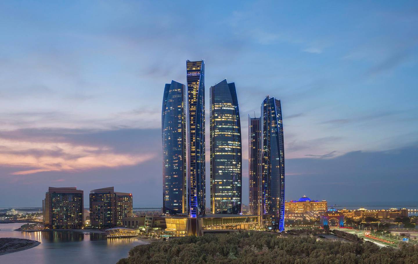 Jumeirah at Etihad Towers, Abu Dhabi. 