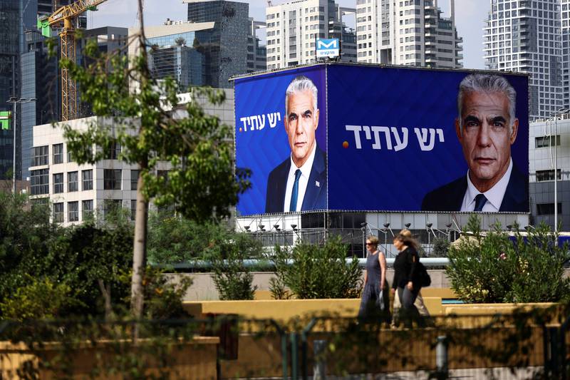 Israeli Prime Minister Yair Lapid leads a fragmented coalition spanning left to right. Reuters