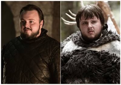 John Bradley portraying Samwell Tarly in 'Game of Thrones'. HBO via AP