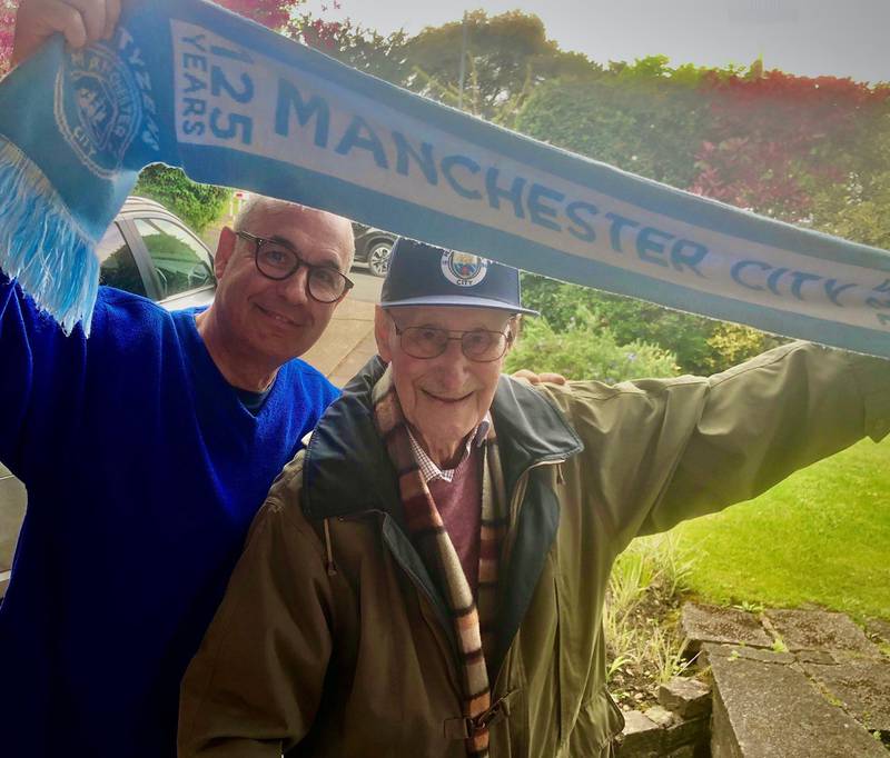 Geoffrey Rothband celebrated seeing another league title for Manchester City this month, with his son Nigel