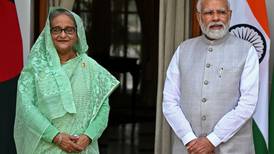 India’s Narendra Modi and Bangladesh’s Sheikh Hasina pledge to improve ties