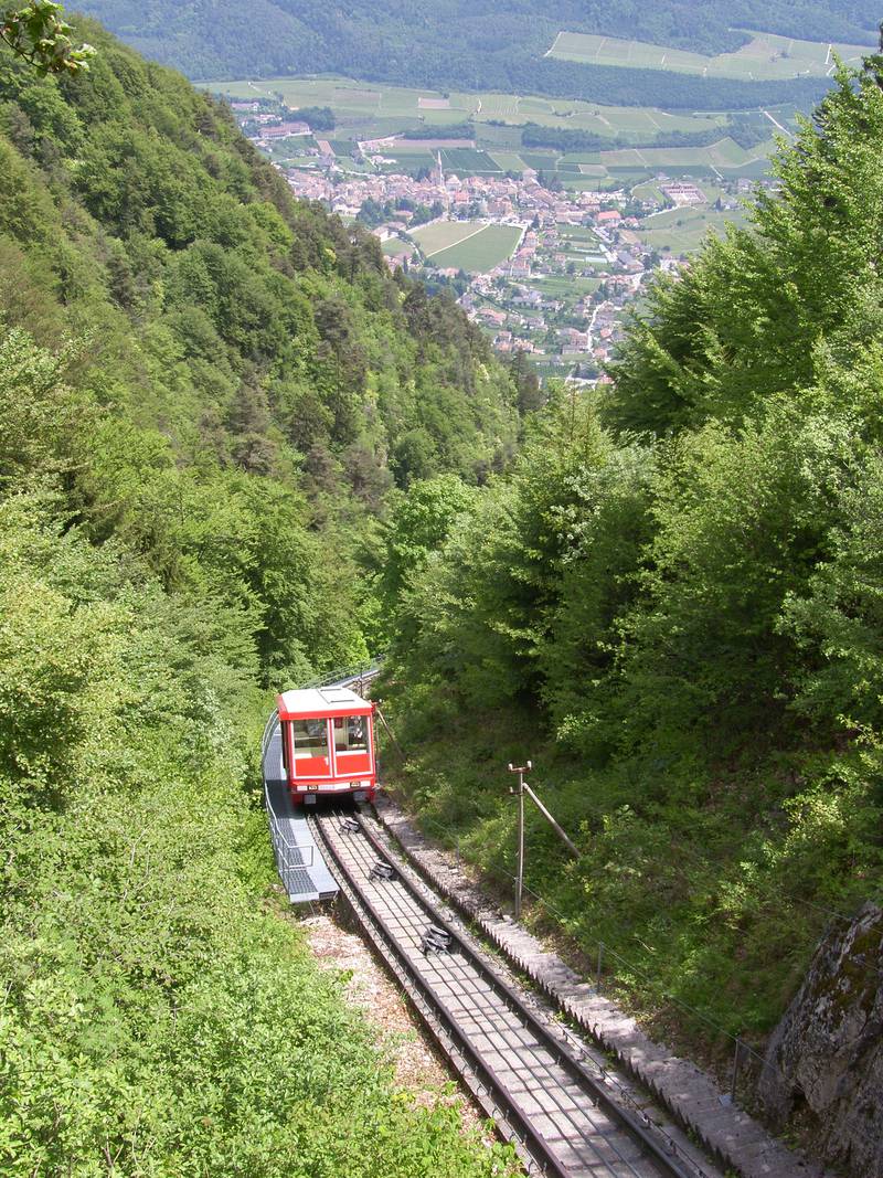 Mendel Funicular, Italy. Photo: Hubert Berberich/ Wikimedia