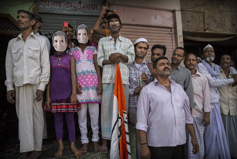 India’s 814-million-strong electorate is voting in the world’s biggest election which is set to sweep the Hindu nationalist opposition to power at a time of low growth, anger about corruption and warnings about religious unrest. Kevin Frayer/Getty Images