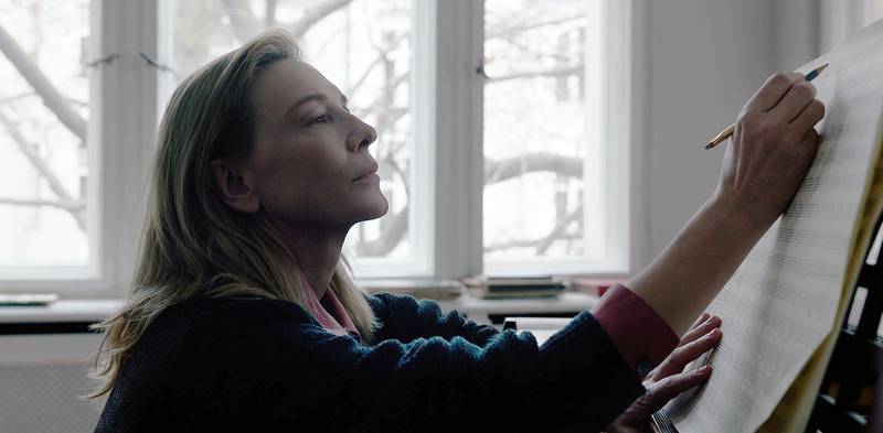 Tar, featuring Cate Blanchett, is nominated for Best Motion Picture (Drama), Best Actress in a Leading Role (Drama) and Best Screenplay. Photo: Focus Features via AP