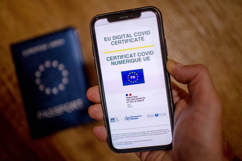 The Al Hosn app will be the equivalent to EU Digital Covid certificate.  AFP