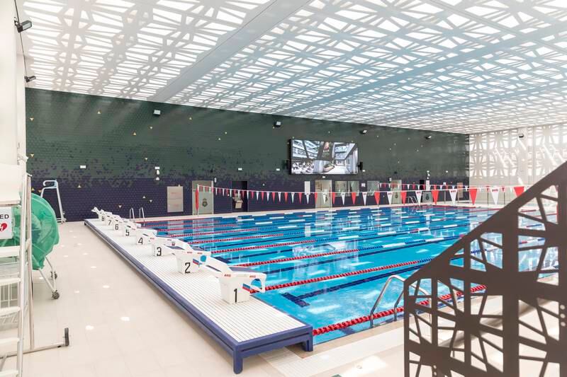 The pool at RGS Guildford Dubai.