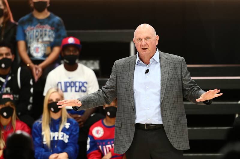 American businessman Steve Ballmer is ranked ninth by Forbes. Getty Images
