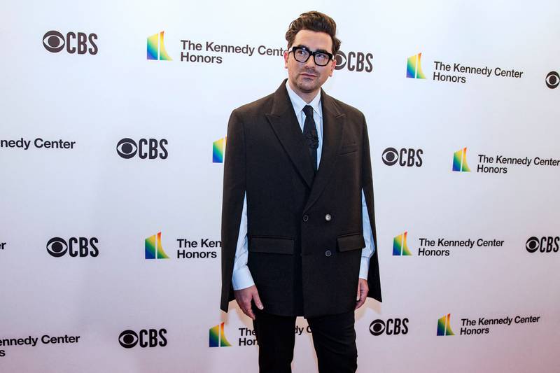 Canadian actor Dan Levy attends the 44th Kennedy Centre Honours in Washington. AFP