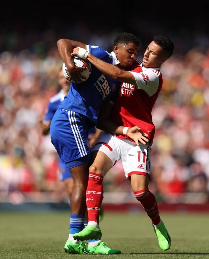 Wesley Fofana 4 - Struggled to contend with the threat of Martinelli when isolated in wide areas. Didn’t look at all comfortable at the Emirates Stadium. Getty