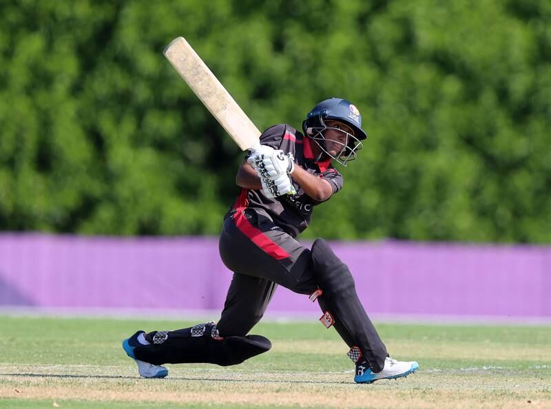 Theertha Satish top-scored for UAE with 46.