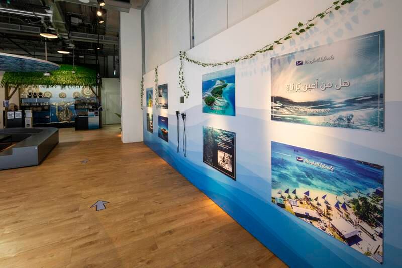 Interior of the Marshall Islands Pavilion, Expo 2020 Dubai. Steve Holland/Expo 2020 Dubai