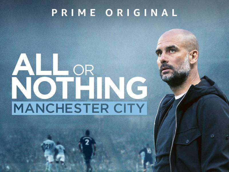 Art cover for the Amazon Prime documentary All Or Nothing. Amazon Prime