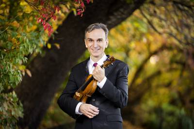 US violinist Gil Shaham performed at Dubai Opera in December 2022. Chris-Lee