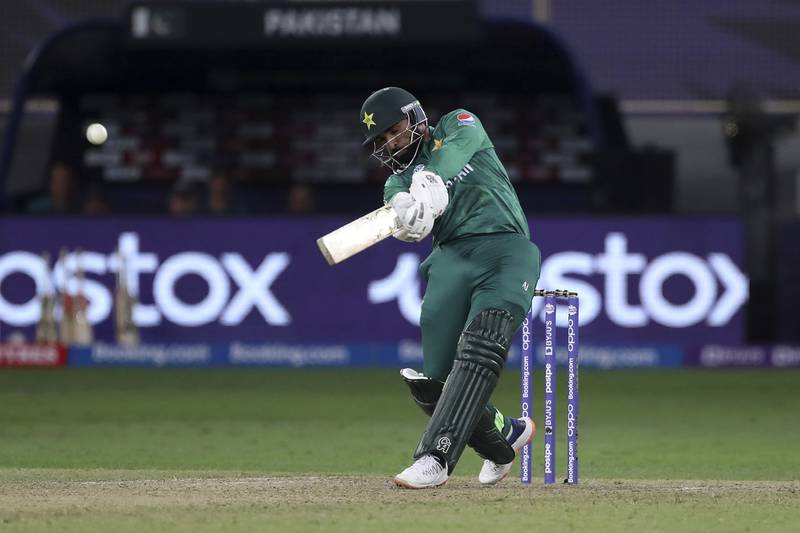 Asif Ali went on the attack in the penultimate over to lead Pakistan to victory over Afghanistan at the Dubai International Stadium. AP