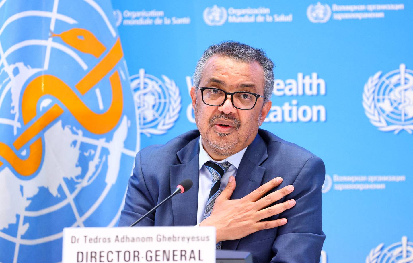 WHO chief Tedros Adhanom Ghebreyesus says giving priority to boosters could prolong the pandemic. Reuters