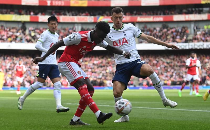 Bukayo Saka - 8, Drew two players towards him in the build-up to the opener and constantly caused problems for the Spurs defence. Also tracked back well when needed. Hit the shot that Lloris was unable to deal with for Arsenal’s second, then shot wide after cutting in well.

EPA