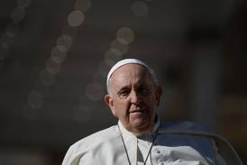 Pope Francis during his weekly general audience at St Peter's Square on November 8. AFP