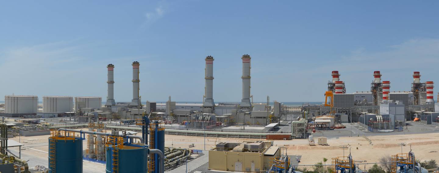 Mirfa International Power and Water Company (Mipco) owns and operates the Mirfa Power and Water Plant. Photo: Mipco
