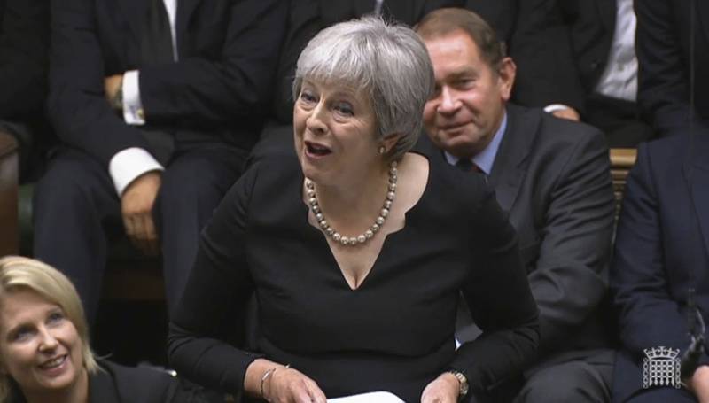 Former prime minister Theresa May momentarily lifted the spirits with amusing anecdotes about Queen Elizabeth as MPs paid tribute to the late monarch. AP