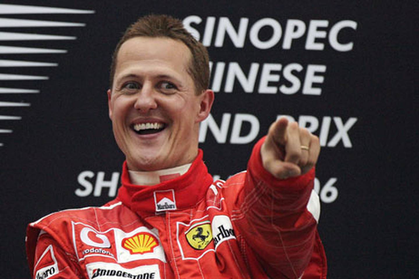 Schumacher is the joint record World Championship winner, winning seven F1 seasons. Sir Lewis Hamiltion has the same number of titles. Photo: Guenter Schiffmann / ASA / Bloomberg News