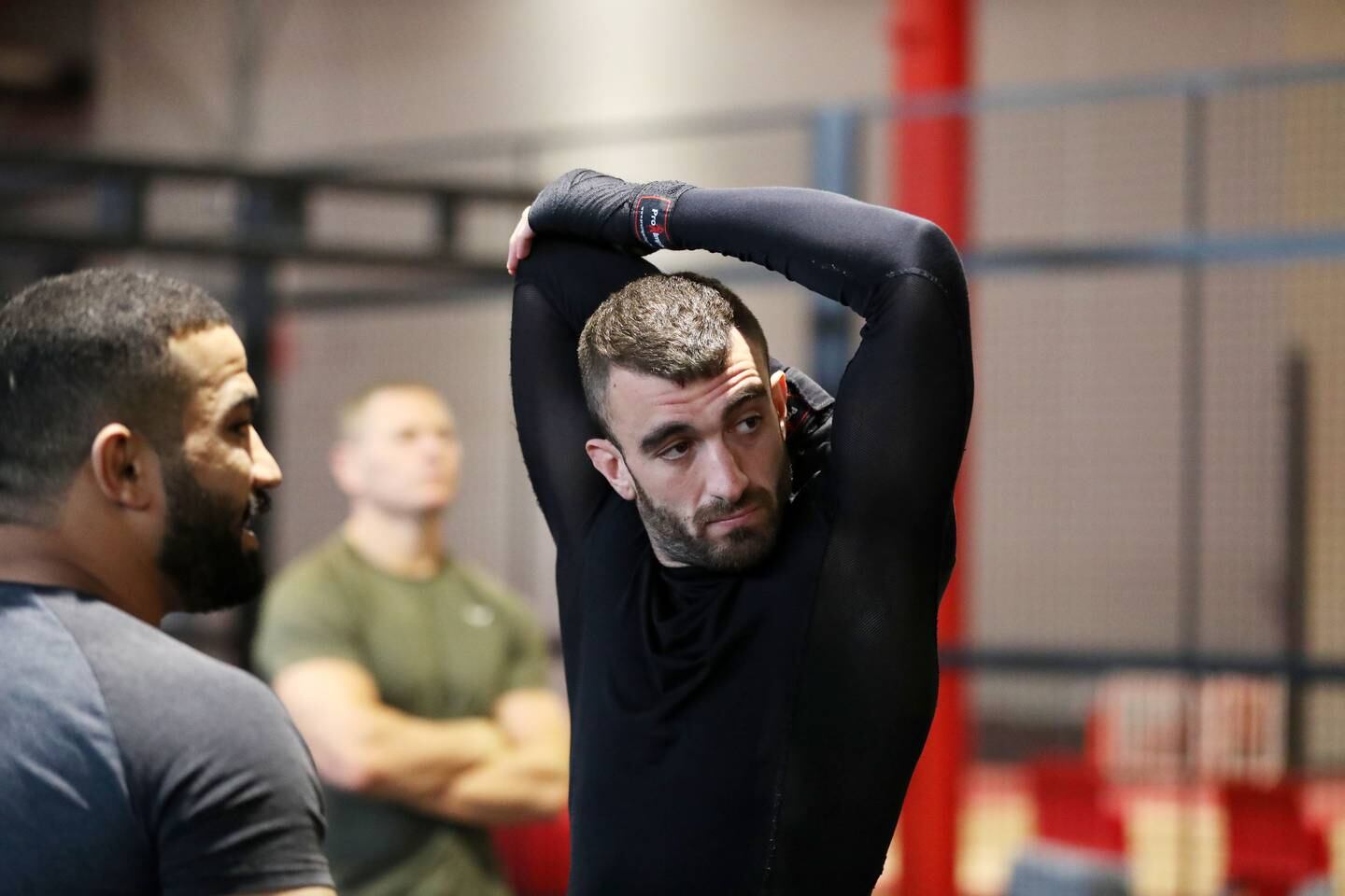 Mohammad Yahya training at Champs Sports Club, Dubai. 