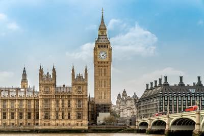 Seeing Big Ben in London is at number 14. Getty Images