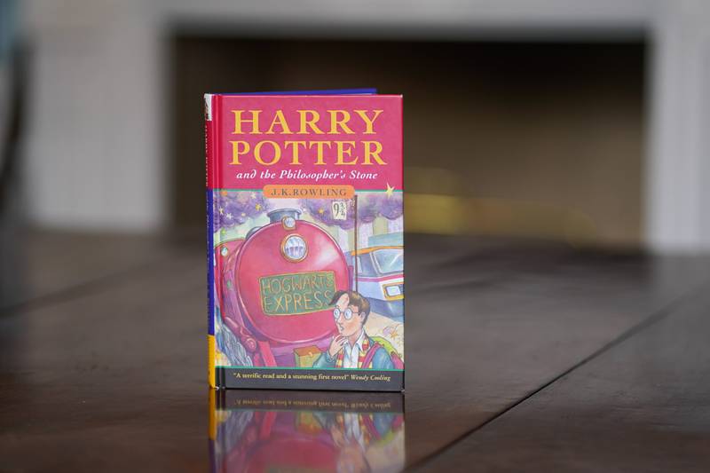'Harry Potter and the Philosopher's Stone' by English author JK Rowling was the first book in a series of seven and the beginning of a multimedia phenomenon. PA