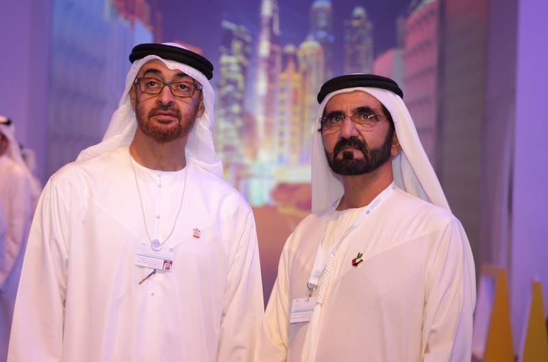 Sheikh Mohammed bin Rashid, Vice President and Ruler of Dubai, and Sheikh Mohamed bin Zayed, Crown Prince of Abu Dhabi and Deputy Supreme Commander of the Armed Forces, visit the museum in September. Wam