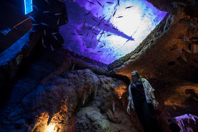 At the Atlantic Cave zone visitors can discover what really lives beneath the ocean's surface.