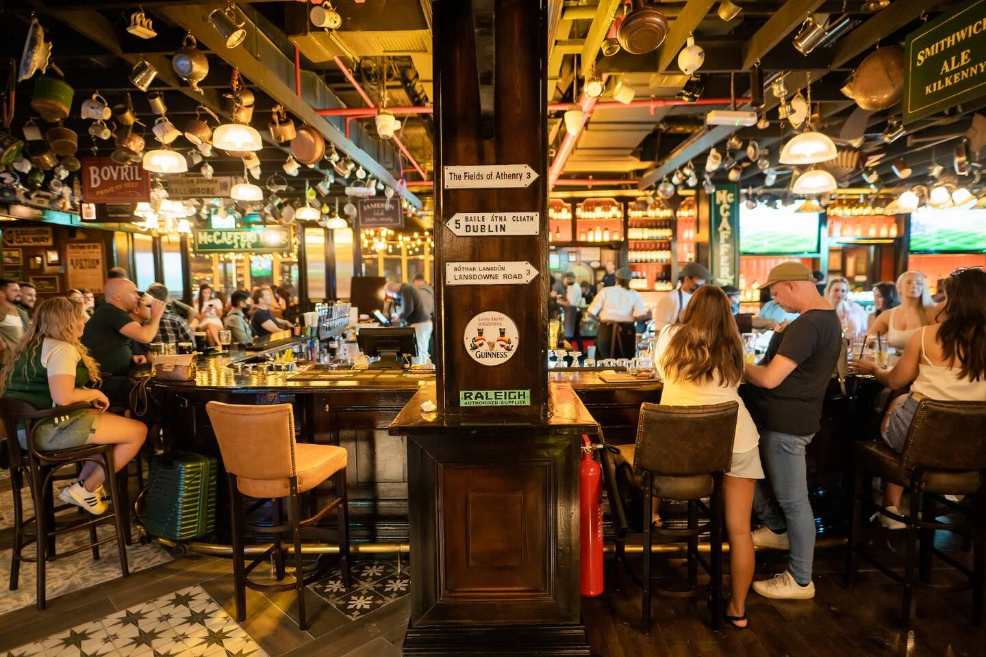McCafferty's is a traditional Irish pub that has opened at Circle Mall, JVC. Photo: McCafferty's