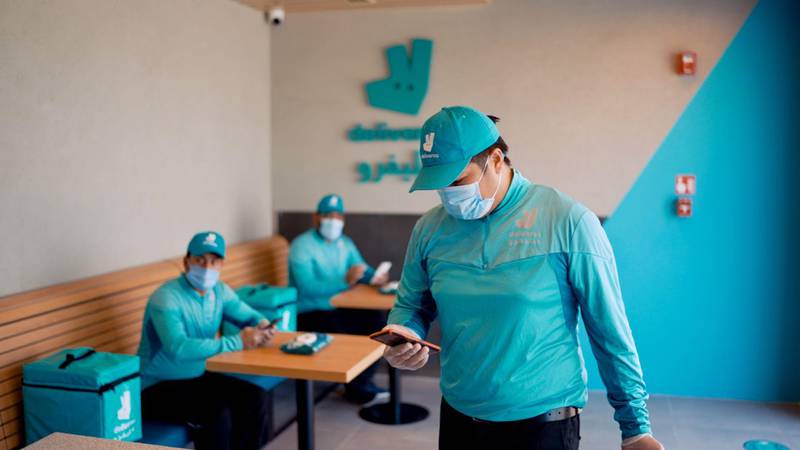 Deliveroo reported a 114 per cent global increase in orders in the first three months of 2021, compared to the same period last year. Photo: Deliveroo