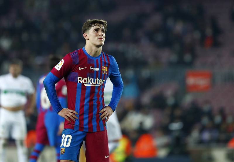 Gavi 9 Scored the second after 18 minutes, his first La Liga goal. Turned beautifully near the centre circle and ran towards goal, beating defenders.  Almost chipped a second two minutes later. Curled a left foot effort wide after 50, while VAR confirmed he was onside for the winning goal. He’s 17. AP