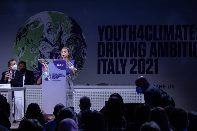“This is not about some expensive, politically correct dream of bunny hugging, or build back better, blah blah blah, green economy, blah blah blah, net zero by 2050, blah blah blah, climate neutral blah blah blah,” she told the youth climate event. Getty Images